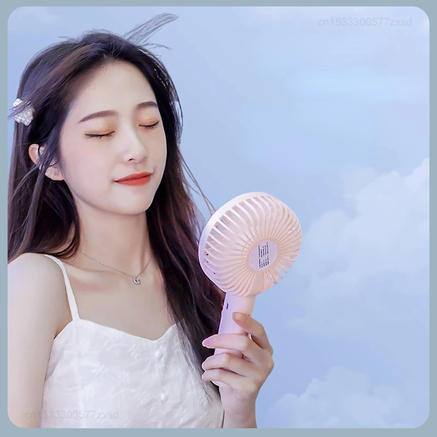Youpin Mini Fan USB Silence Portable Rechargeable Handheld Fans Vertical Air Cooler 2600 MAH USB Rechargeable Desk Fan