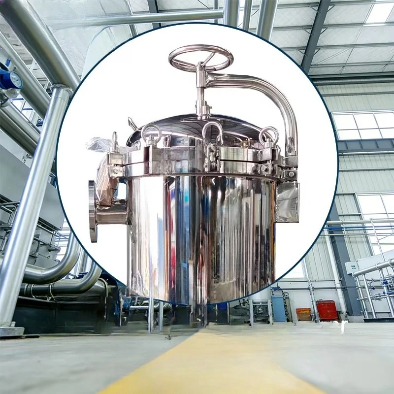 304/316 Stainless Steel 8-Bag Water Filter, Food-Grade Filtration System for Beverage and Water Filtration