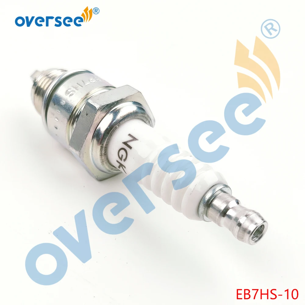 EB7HS-10 Spark Plug For Yamaha Suzuki Tohatsu Outboard Motor 94702-00040