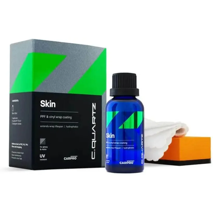 

FOR CARPRO CQUARTZ Skin 50Ml PPF & Vinyl Nano-Coat - UV Protection for Wrapped Vehicles with Vinyl Film, UVA & UVB Resistant