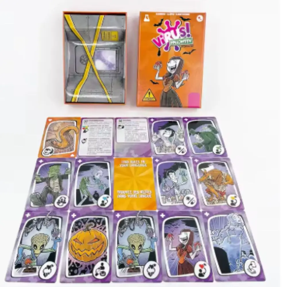 لعبة فيروس 1 2 3 اللوحية: اللعبة النهائية والممتعة للحفلات العائلية باللغة الإسبانية والإنجليزية