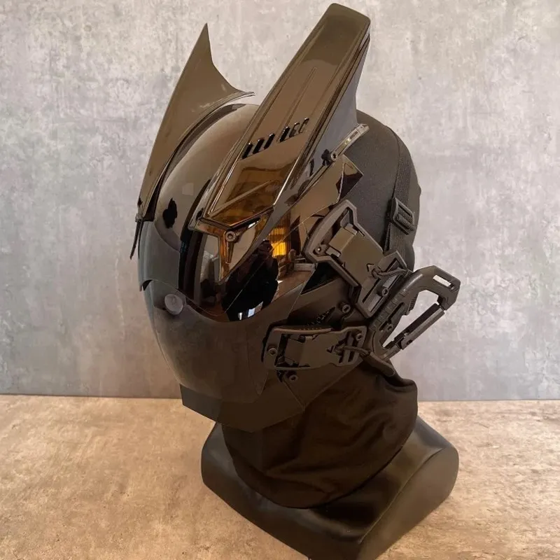 

Mask Cyberpunk Mask Technology Sense Iron Warrior Helmet LED Mask Function Wind Jewelry Personality Dark