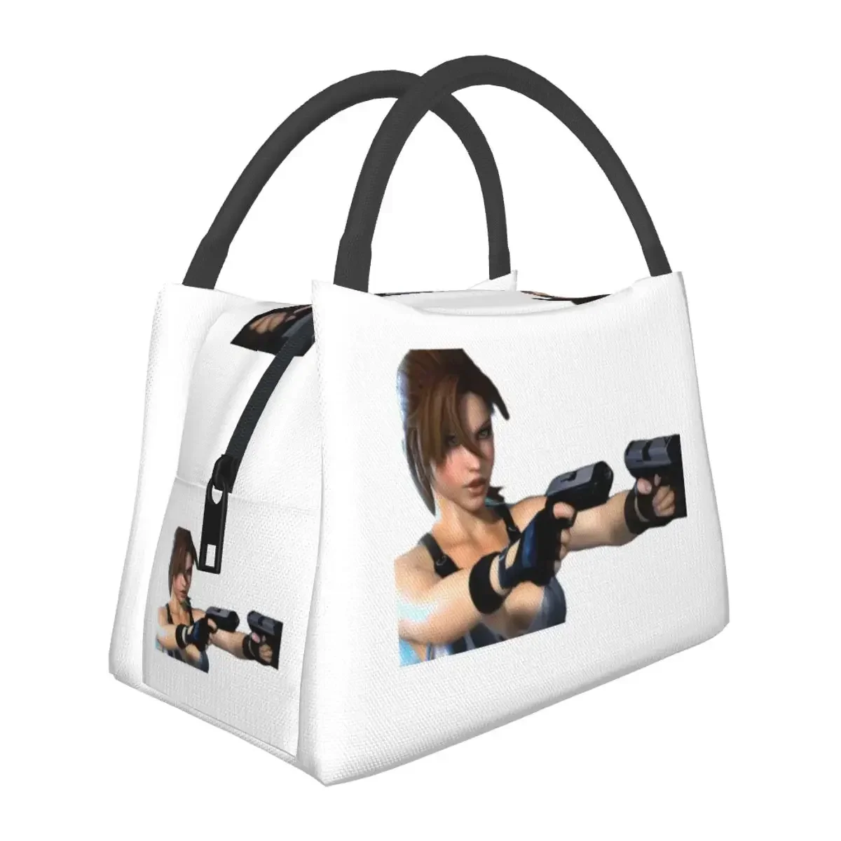 Hd tomb raider full hd almoço sacos isolado bento caixa à prova de vazamento almoço tote sacos de piquenique refrigerador saco térmico para mulher crianças trabalho