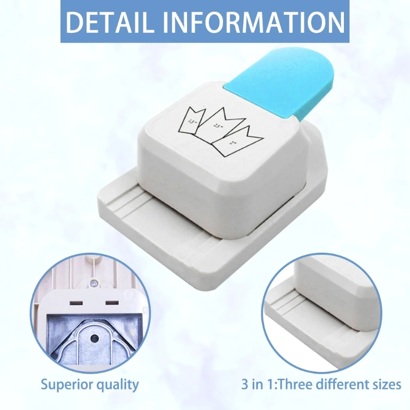 Etikettenstanzer, Bastelanhänger, Papierstanzer, 3-in-1-Anhängerstanzer, Geschenkanhänger-Schneider