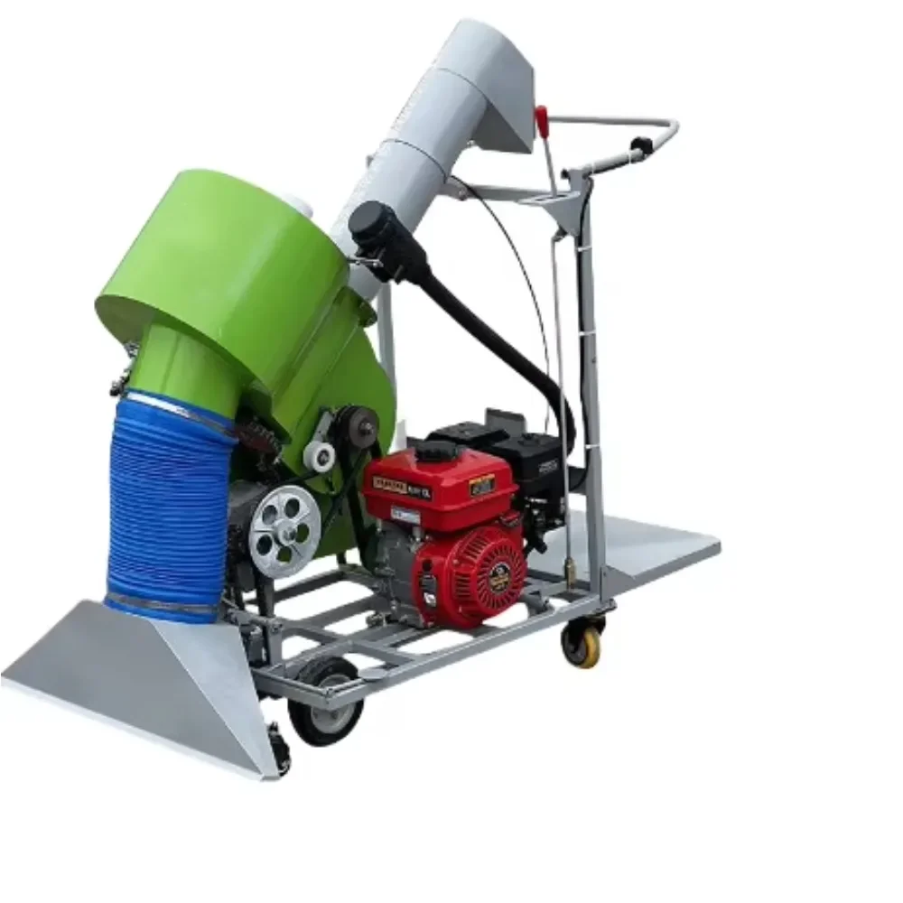 hot sales Hand Push Dried Grain Collecting Machine Grain Wheat Bean Suction Sucking  Rapeseed Soybean Bagging Machine