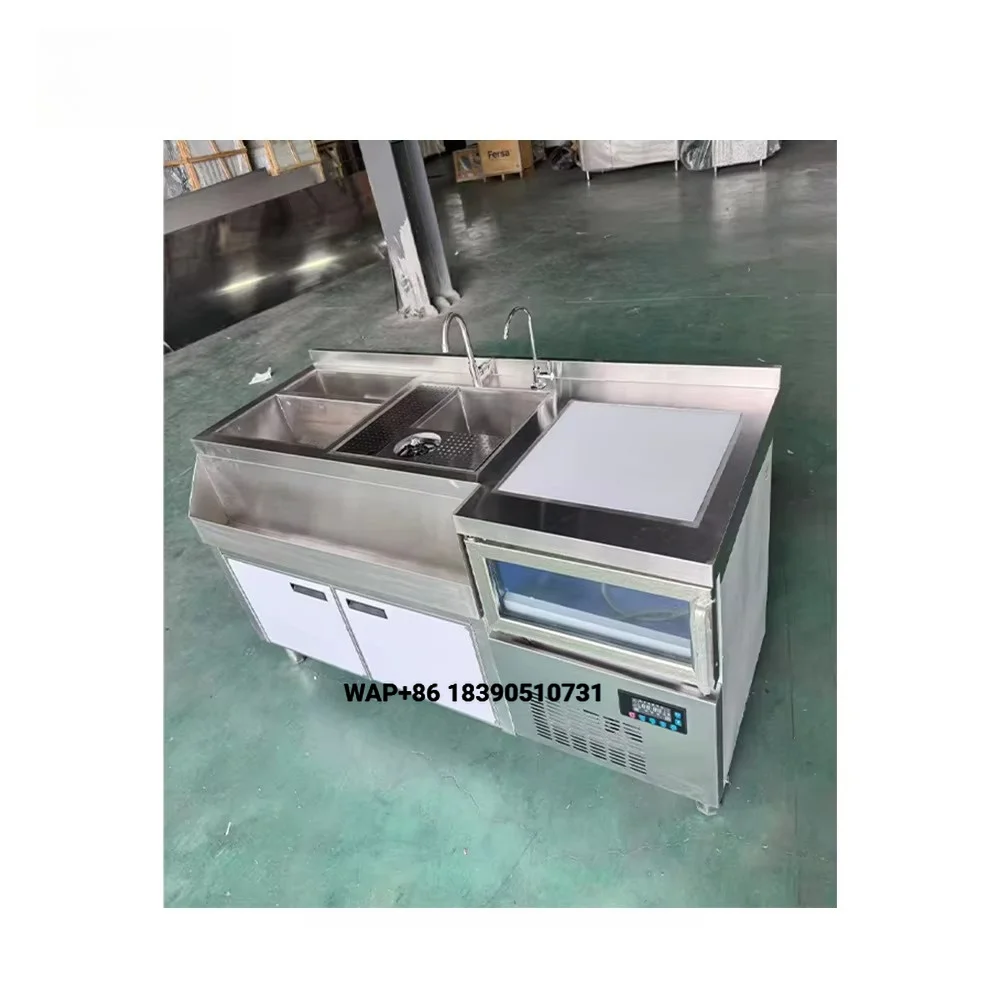 Small Mobile Stainless Steel 201/304 Customizable Cocktail Bar