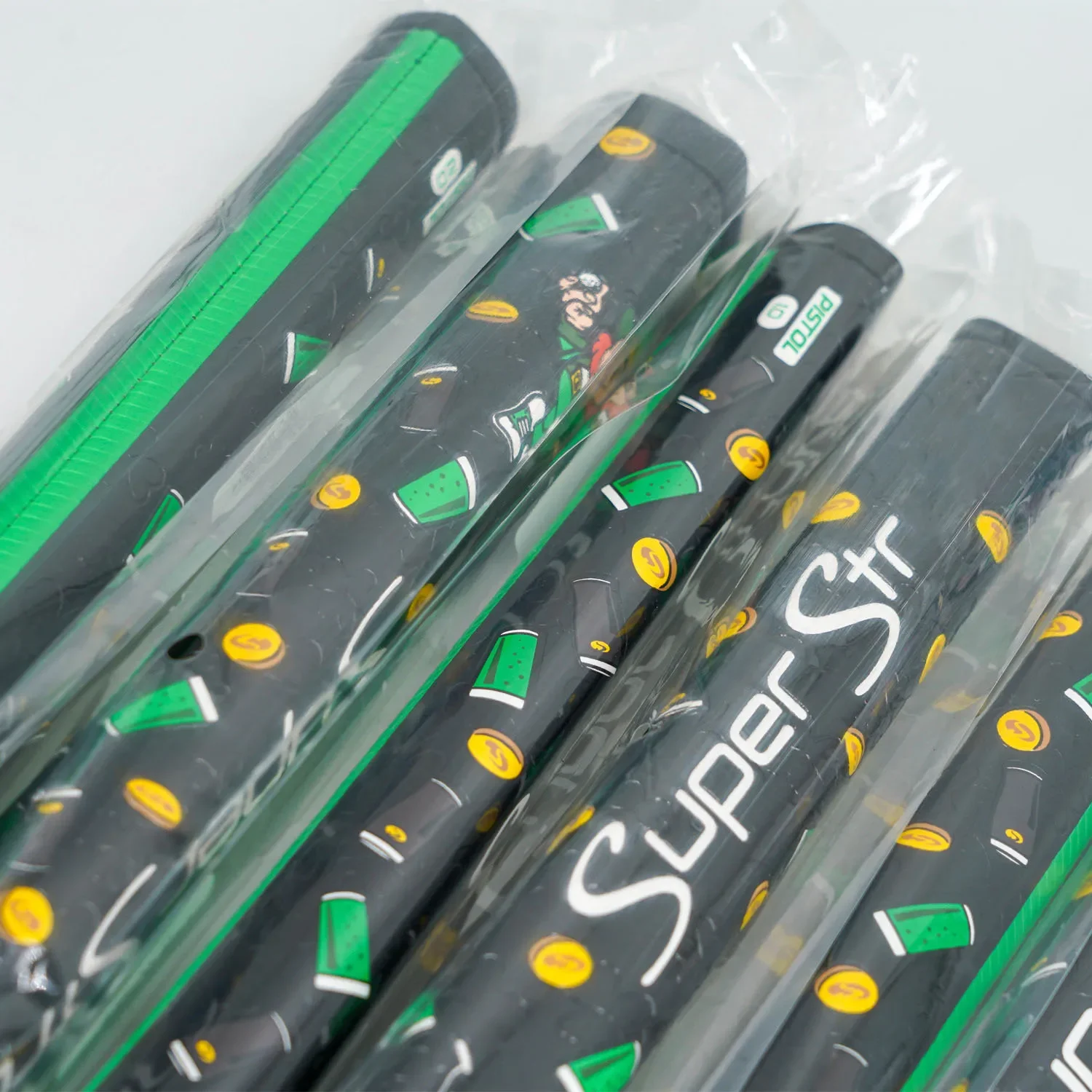 مسدس سوبر لاكي gt1.0 مضرب جولف عالي الجودة Pu وضع قبضة gt2.0 ممارسة نادي شكل بندقية لوسائل التدريب #2