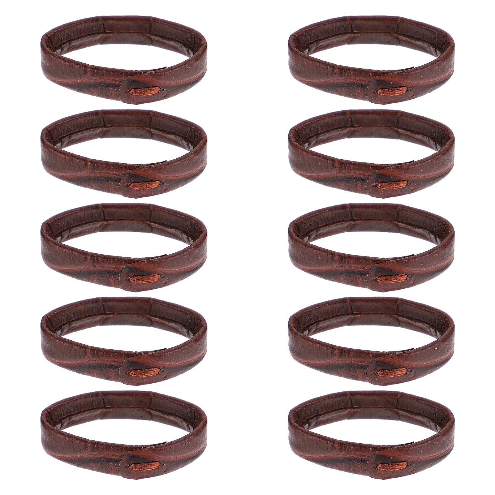 

10pcs Watchband Strap Retainer Smooth Wear-Resistant Supple Loop For Watchband Replacement Watch Band Holder