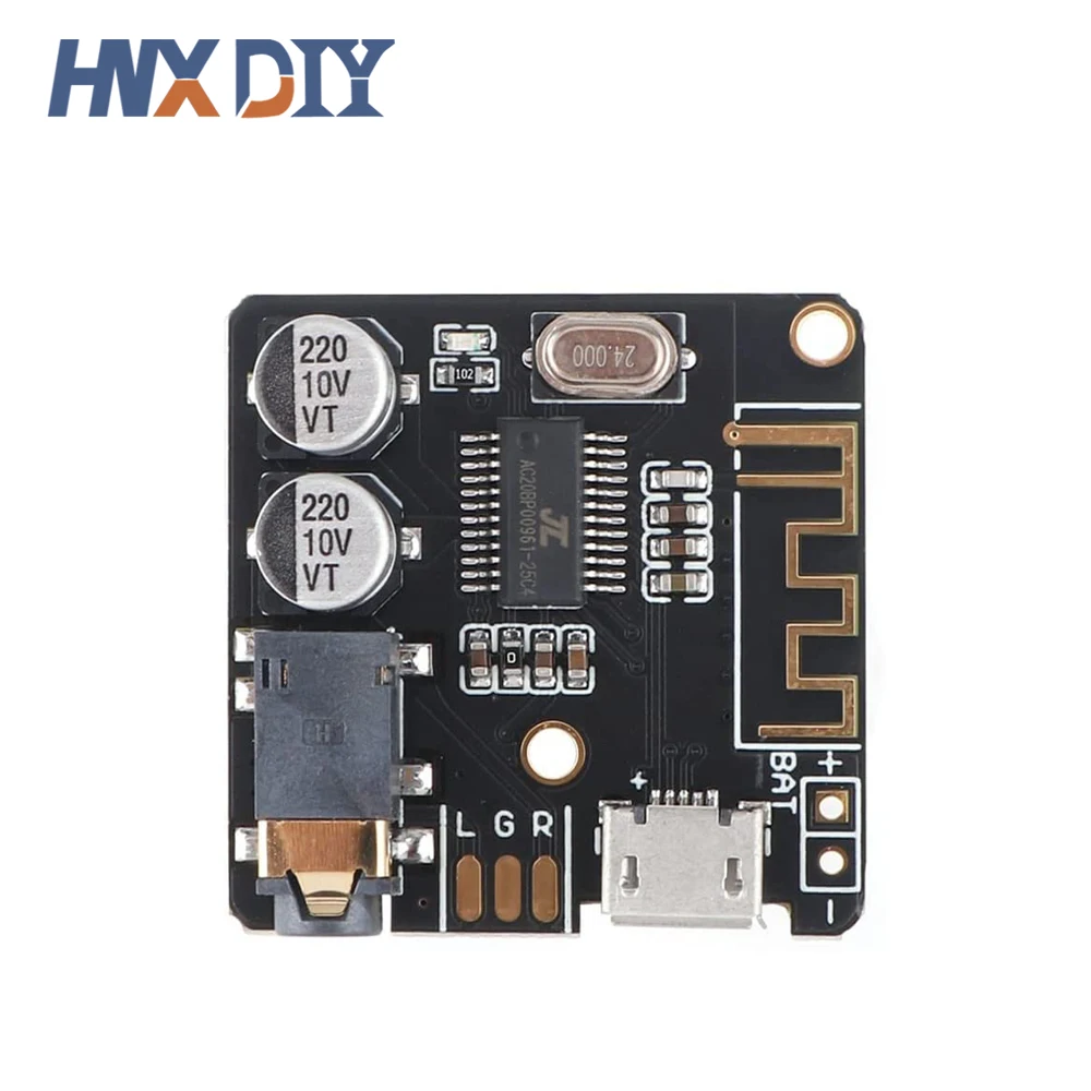 1-10pcs VHM-314 Bluetooth Audio Receiver Board Bluetooth 5.0 MP3 Lossless Decoder Board Wireless Stereo Music Module 3.7-5V