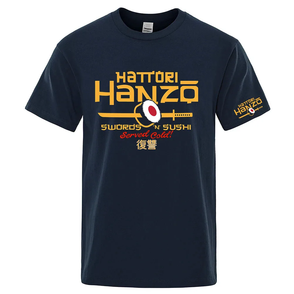 Hattori Hanzo The men's regular short-sleeved shirt is suitable for summer and has soft and breathable fabric.