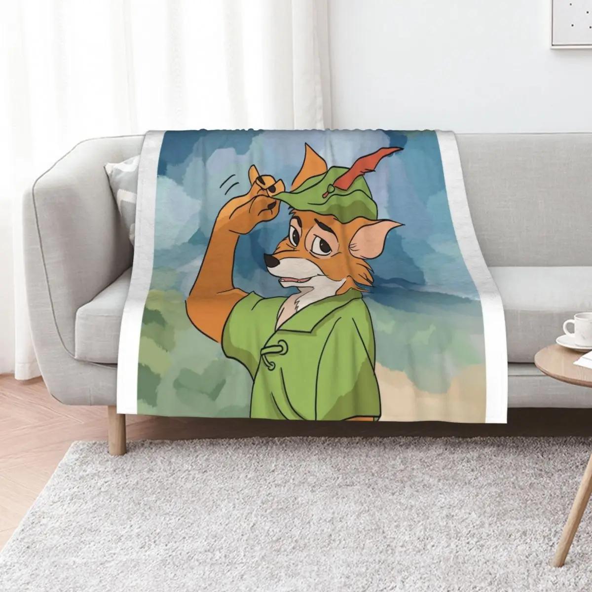 Robin Hood Throw Blanket Soft Home Decor Blanket for Couch Bedroom