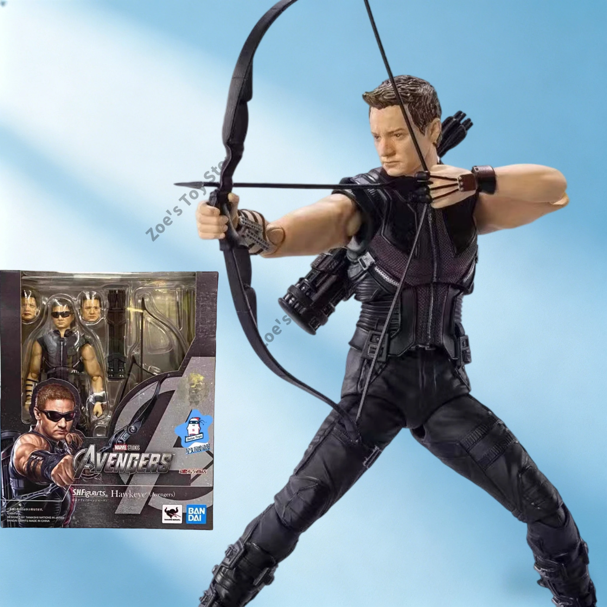 [Ready Stock] Bandai Shf Marvel Avengers Endgame Edition Captain America, Iron Man, Thor, Hawkeye, Black Widow Natasha,MK6 Hulk - view 5