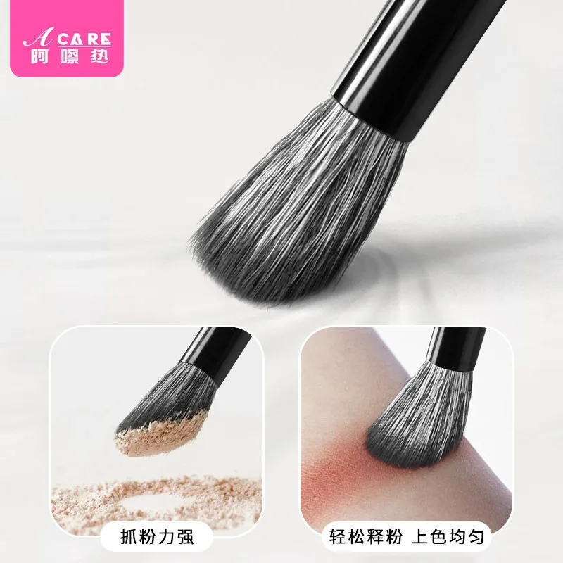 DX01/Nasal Shadow BrushA1PQ0-Side Shadow แปรงหัวเฉียงผมนุ่มจมูก Shadow Repair Smudges ขนาดเล็กแบบพกพารายละเอียด Fing