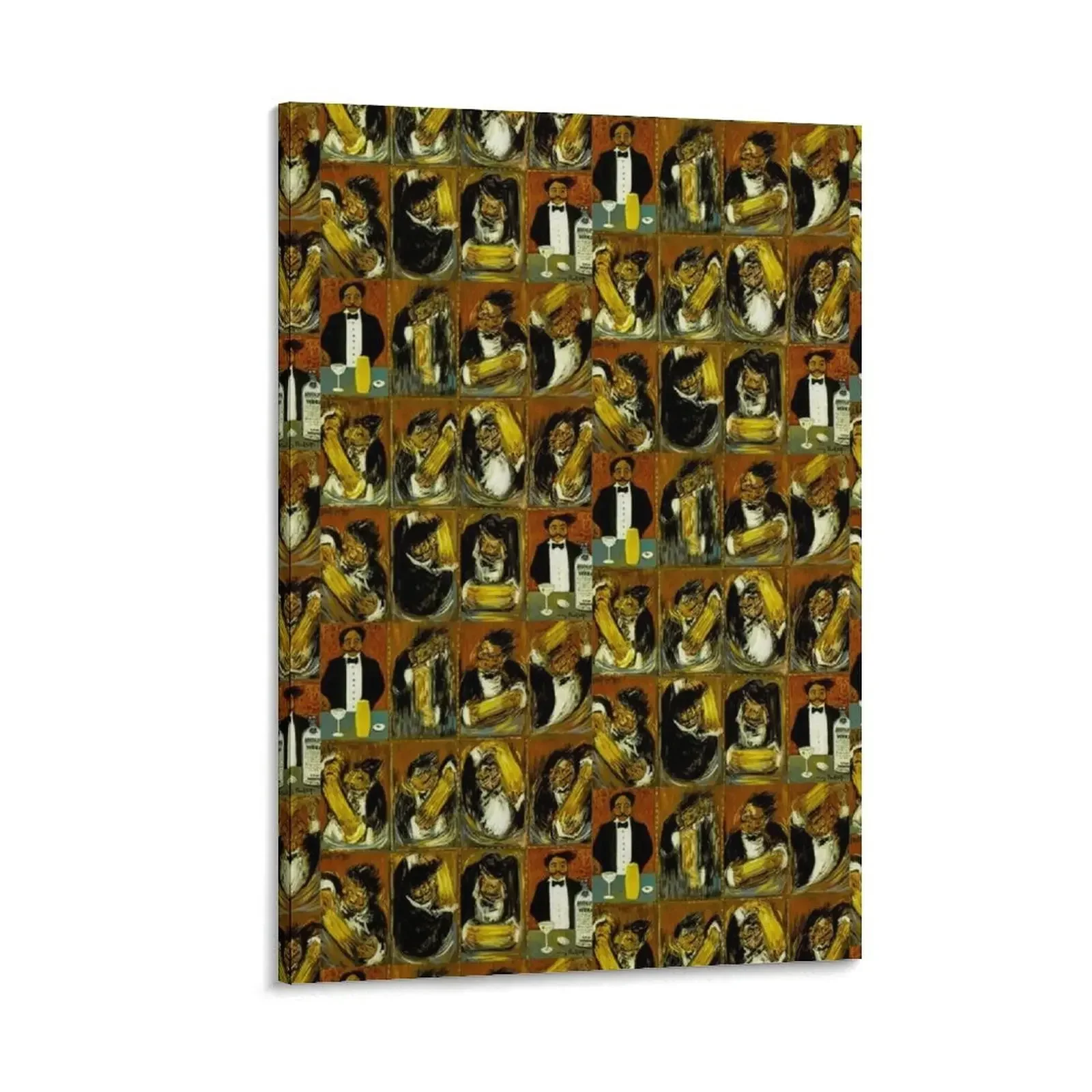 

Guy Buffet - Making Of A Great Martini Canvas Painting decorative wall canvases room decor wall decor Decor for room