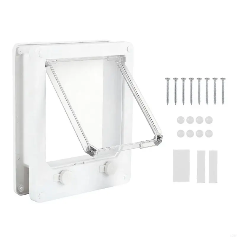 37ME Pet Door Get-in-whenever Interior Exterior Upgraded Version Door Lock