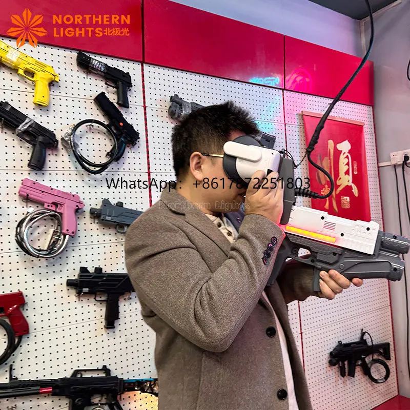 

VR Game Machine Shooting Simulator Virtual Reality Arena Multiplayer Battle Platform 3D 9D 12D Multi Person Shooting Equipment