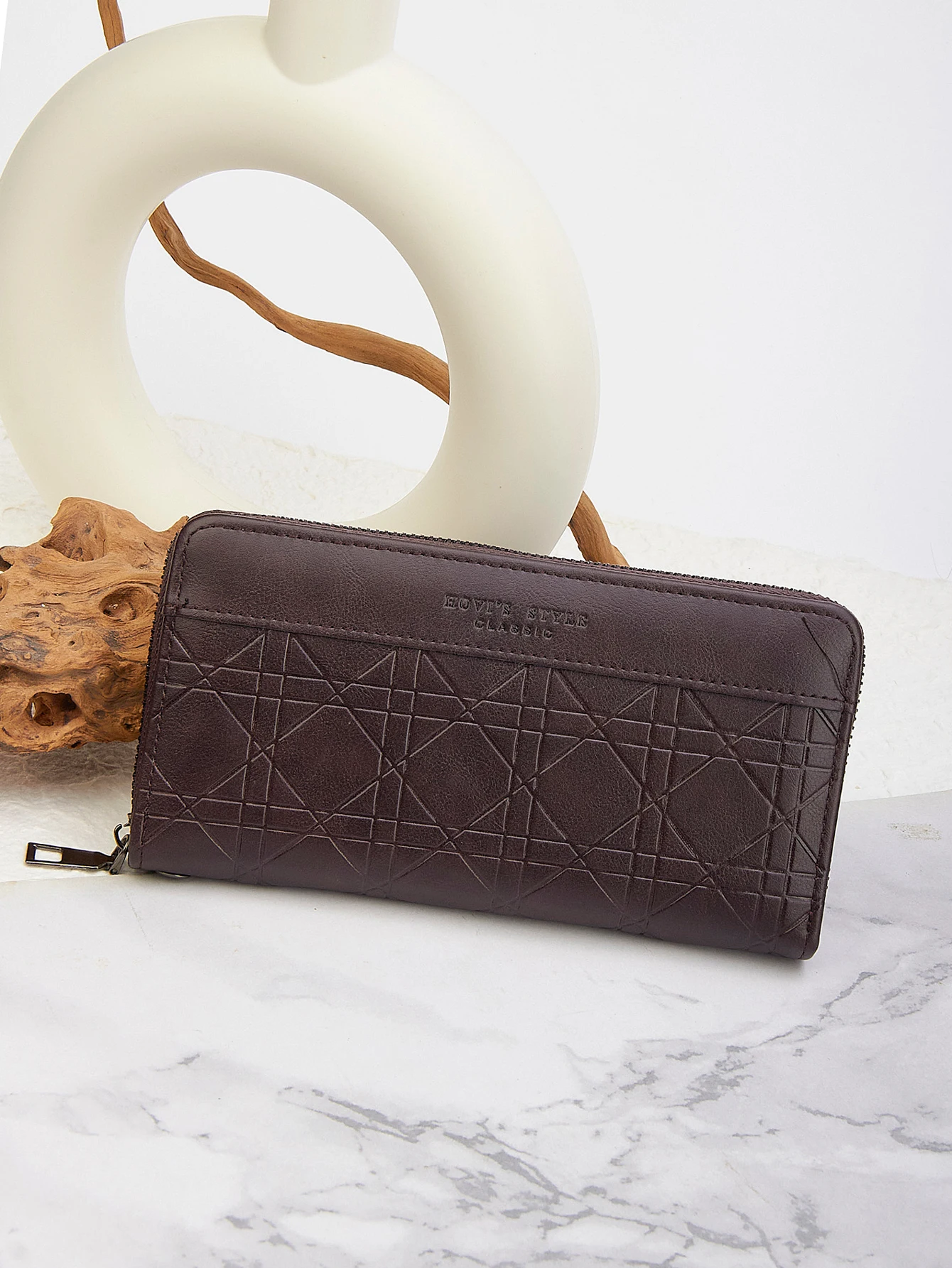 

Stylish Men's Long Wallet - Versatile, Portable, and Spacious Business Commuter Wallet with Multiple Card Slots & Phone Pouch