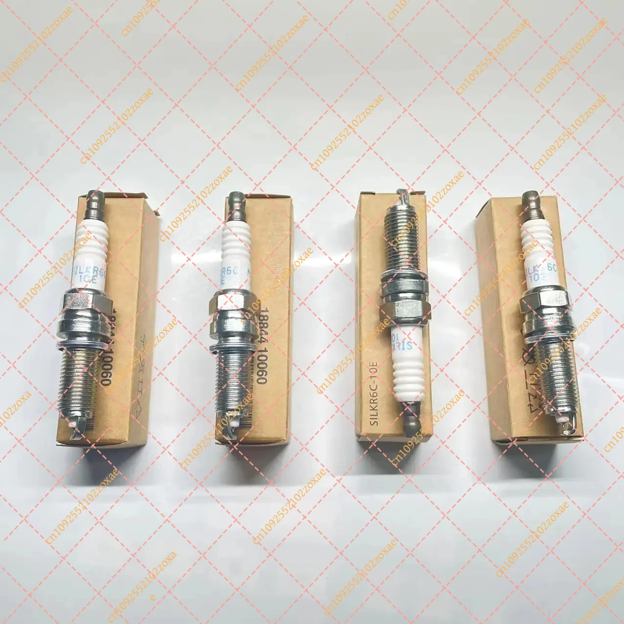 4Pcs Iridium Spark Plug 18844-10060 SILKR6C10E Ignition Coil for Kia Picanto Morning Stonic Hyundai 2017-2022 Auto Parts
