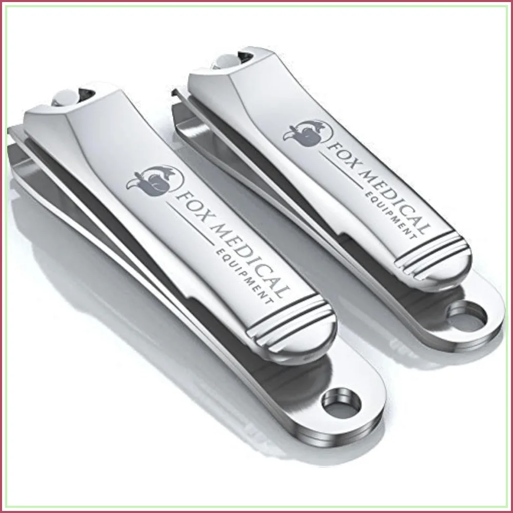 

Professional Nail Clippers Set – Stainless Steel Fingernail & Toenail Clippers for Men, Women & Seniors – Ultra-Sharp Precision, Ergonomic Comfort & Medical-Grade Quality