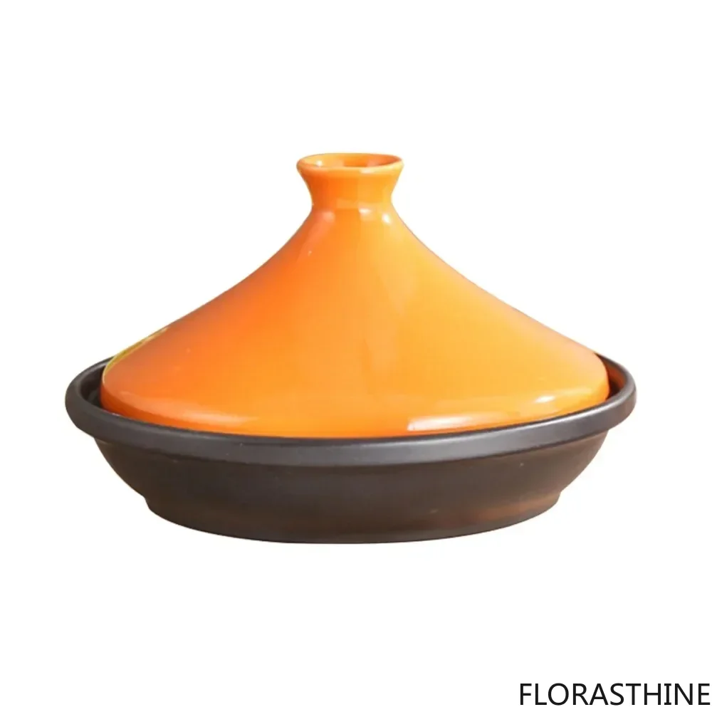 20/22/24cm High temperature resistant steamed vegetable tower Casserole Base Soup Ceramic Health Casserole Cooker