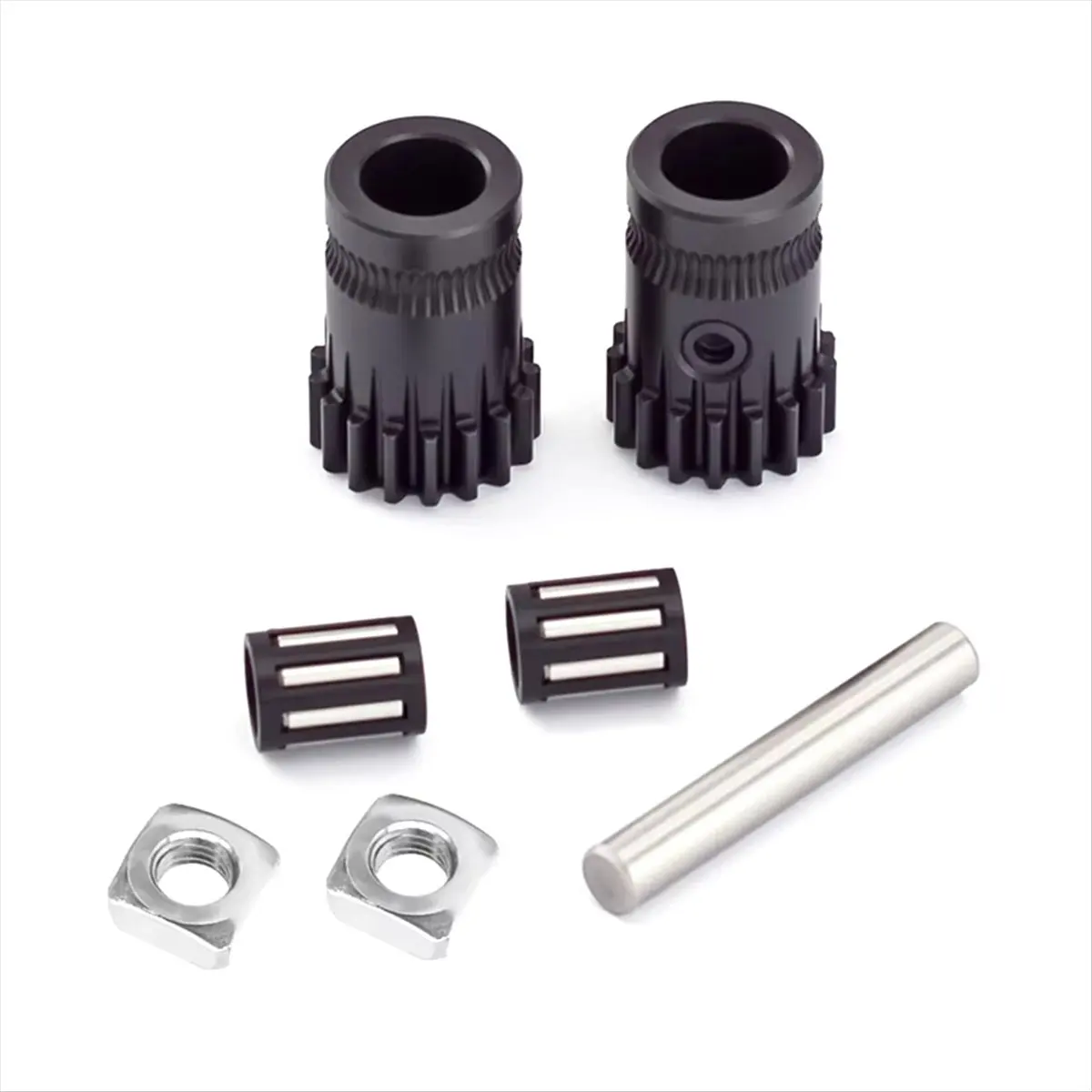 A85P Dual Drive Gear Extruder Kit for Prusa I3 Mk3S MK3 MK2 MK2S MK2.5 3D Printer Extrusion Wheel Enhanced Filament Grip