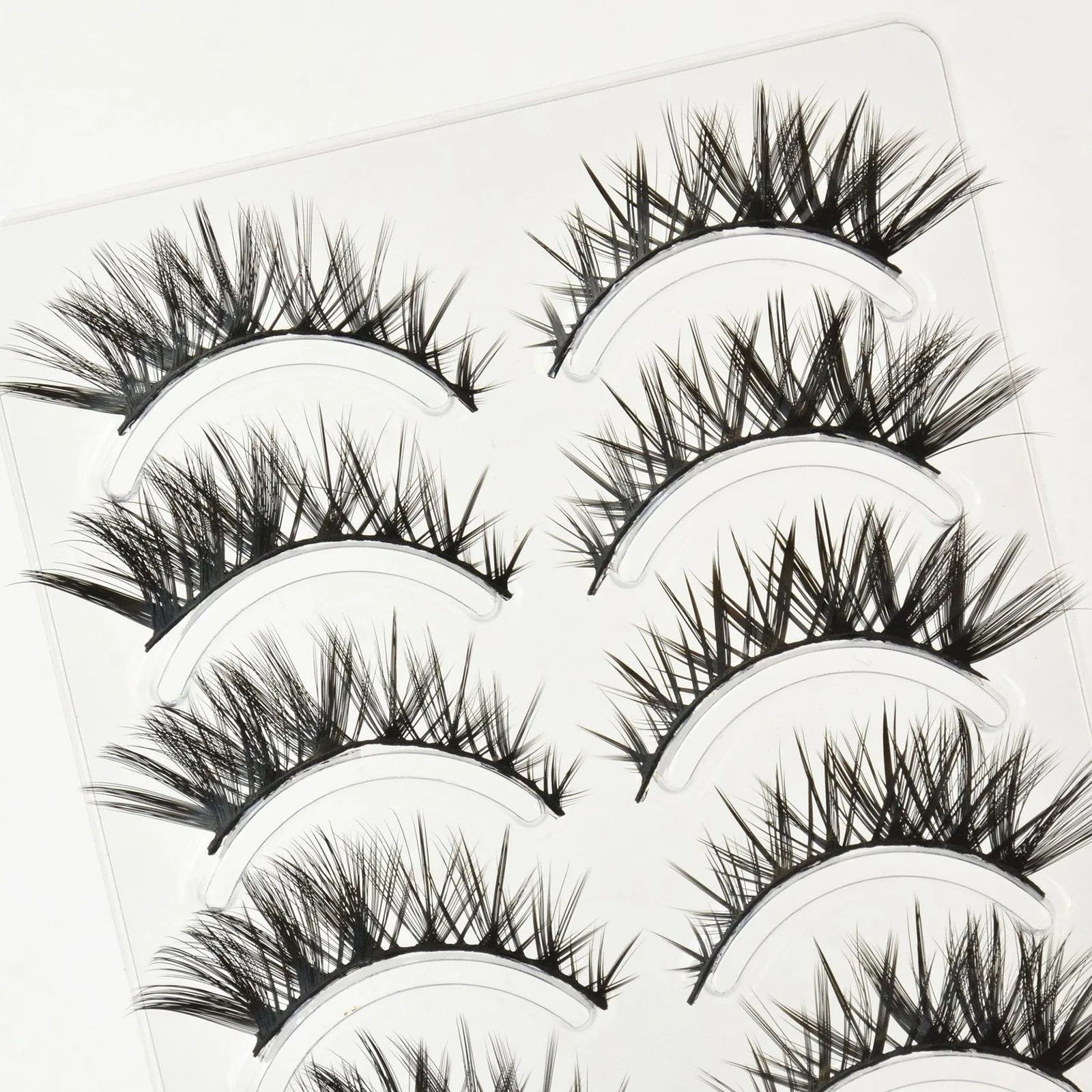 ขนตาปลอมหนา ยาว ฟู ดีไซน์แบบไขว้ สำหรับงานแต่งงาน ให้ลุคธรรมชาติ อุปกรณ์ต่อขนตาแต่งหน้า