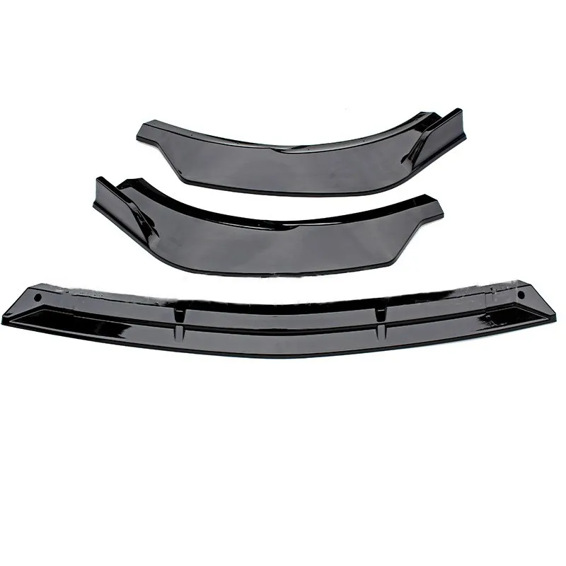 

Front Bumper Lip For Mercedes Benz E Class W213 E300 E260 2020 2021- 3PCS Style ABS Front Splitter Spoiler Lip Body Parts