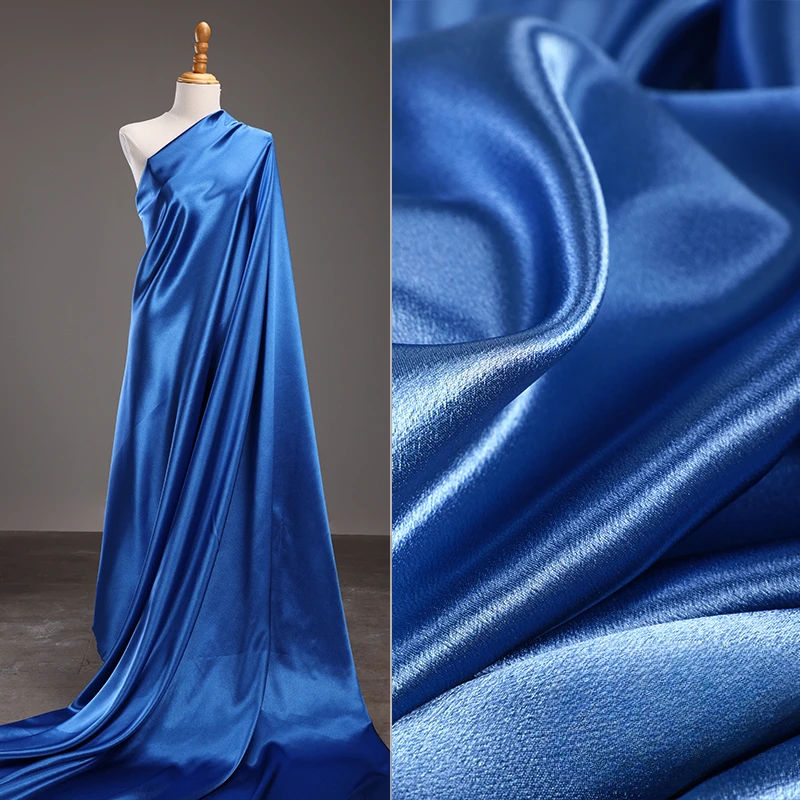 Ткань с драпировкой, яркая поверхность, одежда, платье, официальное атласное платье средней толщины, модная сценическая фоновая ткань, декоративная ткань Ткань с драпировкой, яркая поверхность, одежда, платье, официальное атласное платье средней толщины, модная сценическая фоновая ткань, декоративная ткань