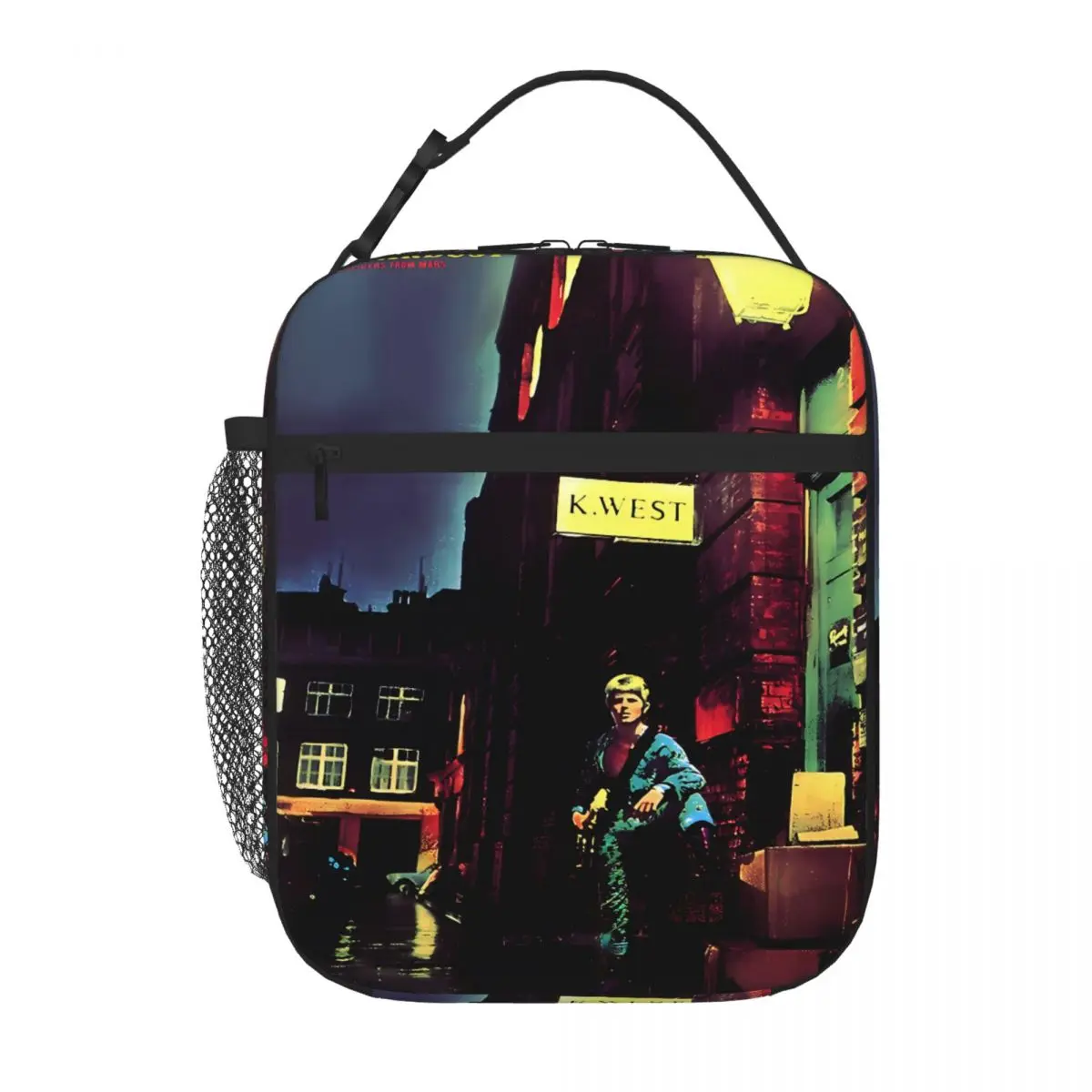 Bestselling Bowie S Rock N Roll Animal Print Insulated Snack Tote Fishing Trip Camping Lunch Bag
