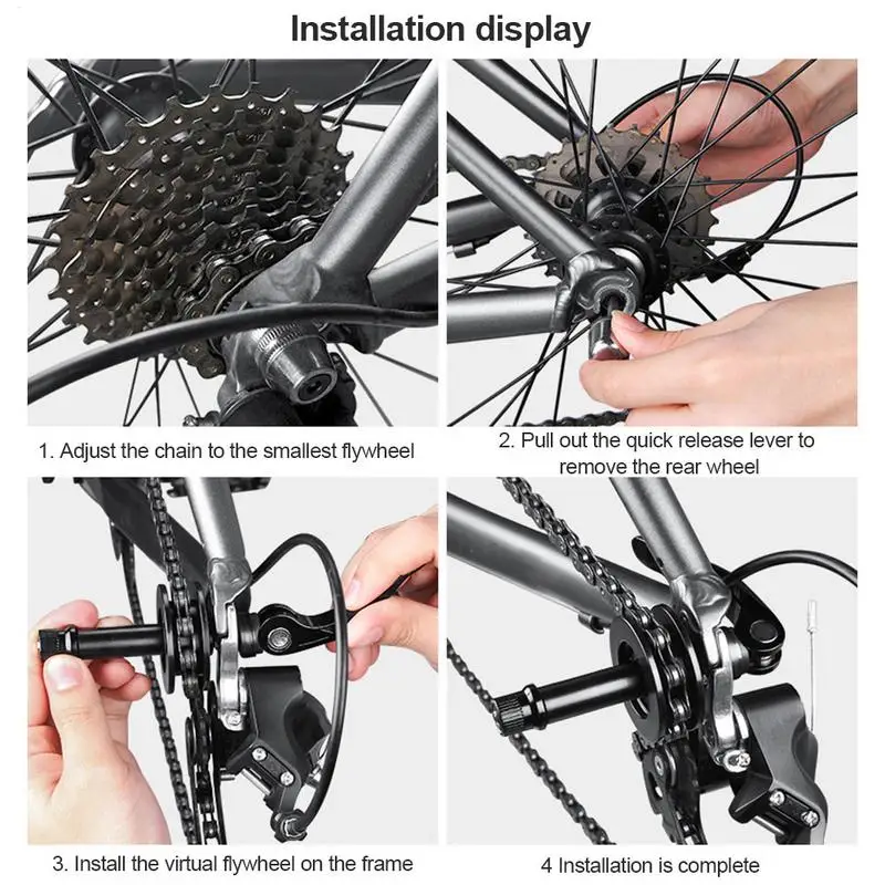 Bike Chain Keeper Virtual Freewheel Chain Washer Chain Fixer Tensioner Tool Bike Chain Clean Tool Quick Release Frame Protector