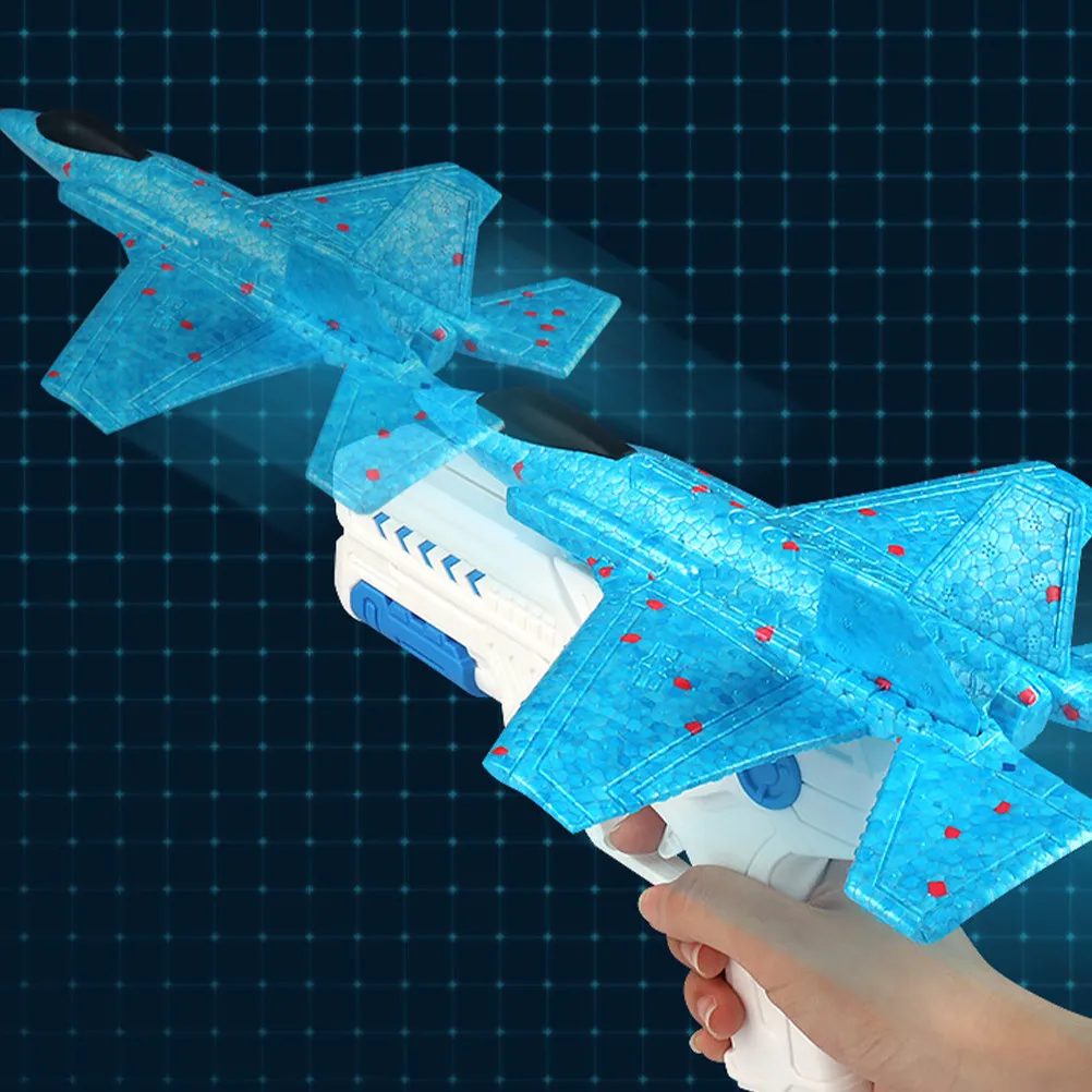 

1Set Shooting Catapult Airplane Foams Light Launcher Kids Outdoor Game Birthday Gift for Boys Girls Outdoor Toys