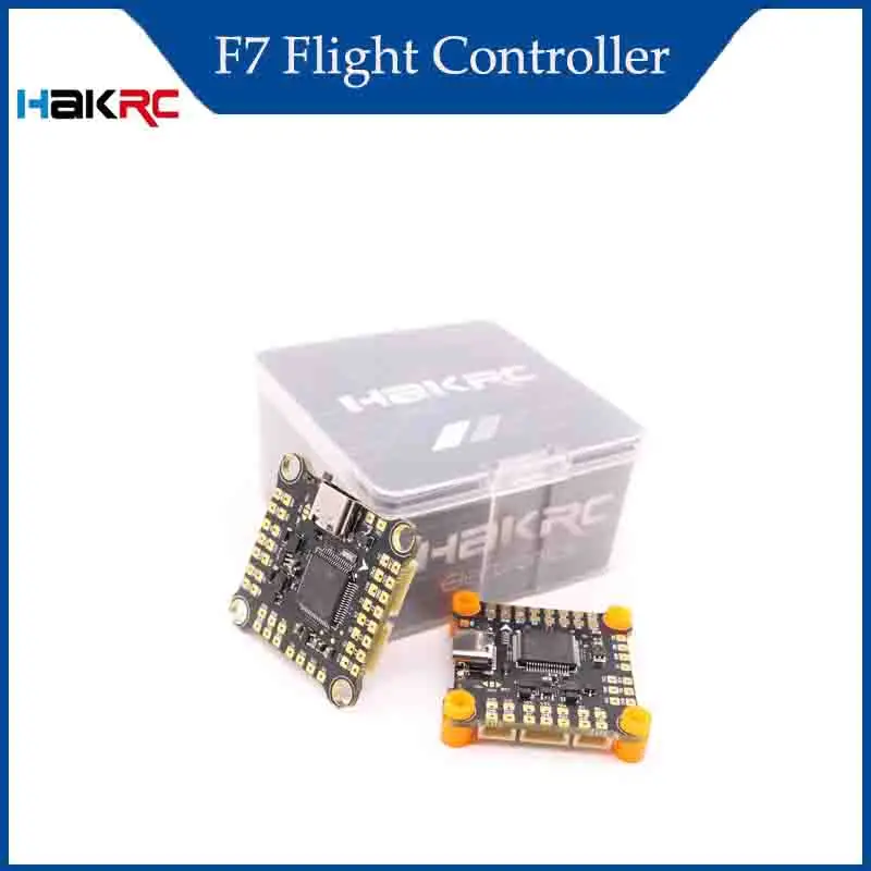 

HAKRC F722 V2 F7 Flight Controller 7230V2 3-6S Lipo Dual BEC ICM42688 Barometer Dual Gyroscope 30x30mm for FPV Racing Drone RC