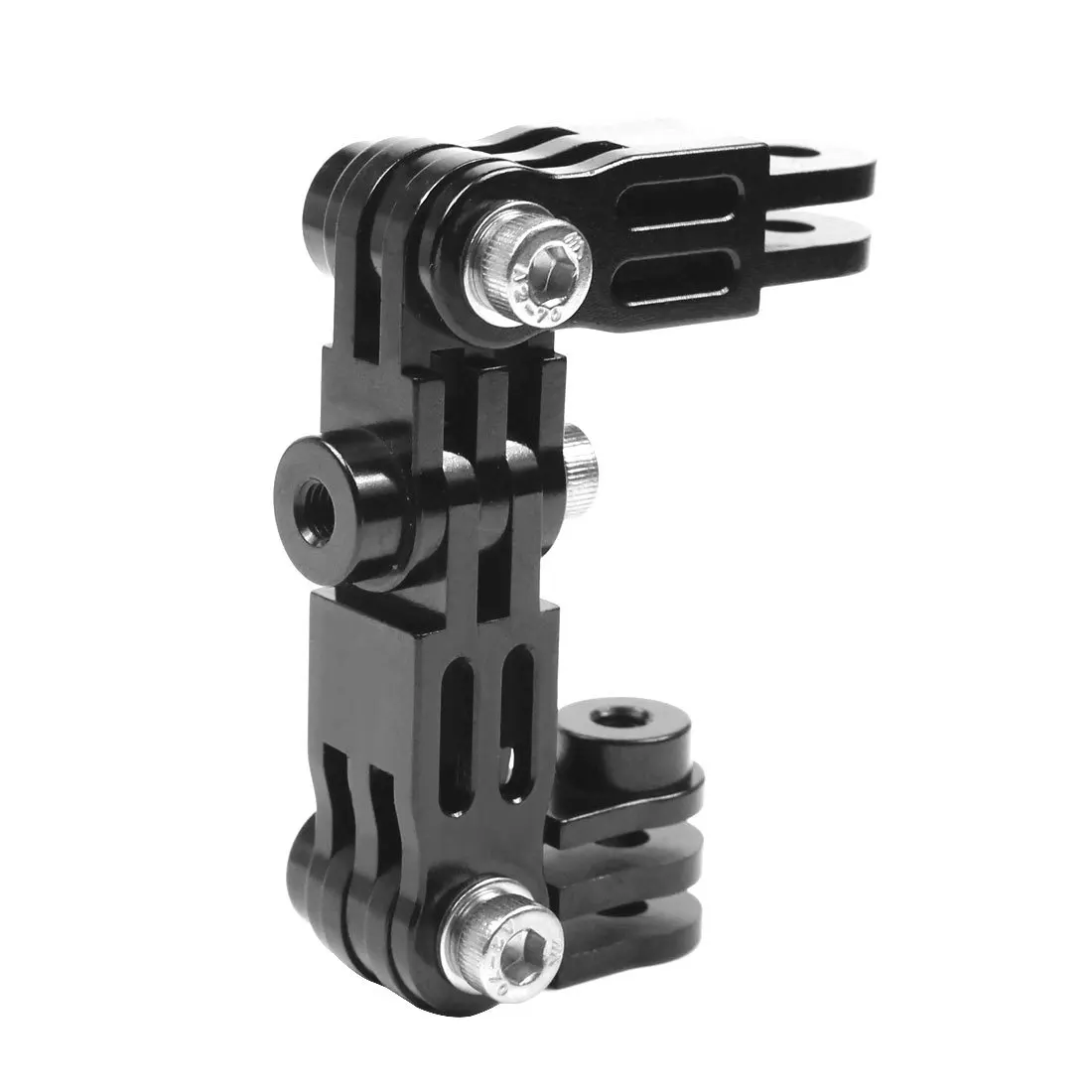 Aluminum Multi-Directional Adjustable Mount Arm for GoPro 13 & Compatible Action Cameras & Helmet Extension Arm & Reverse