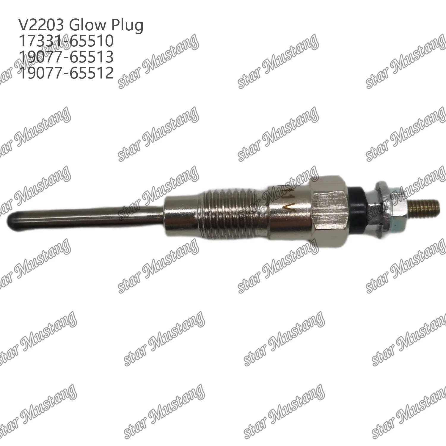 V2203 Glow Plug 17331-65510 19077-65513 19077-65512 Suitable For Kubota Engine Parts