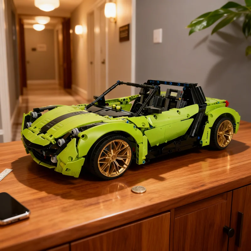 2179pcs MOC Smart Roadster B model Technical Model Building blocks Construction Christmas gifts toy creative DIY idea Assemble
