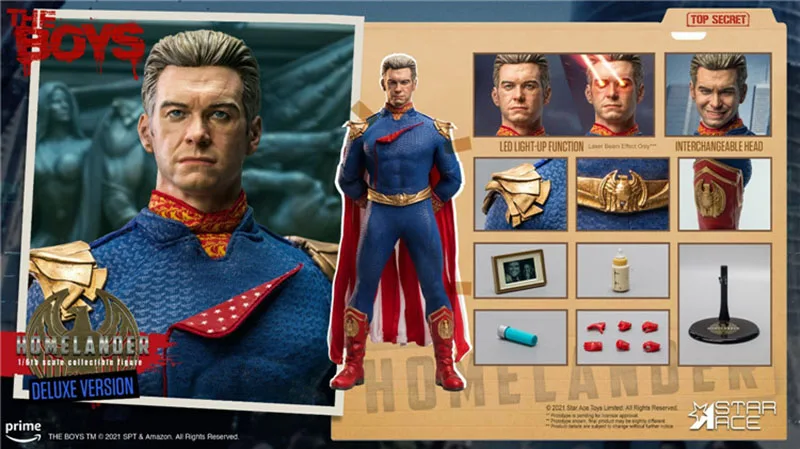 Star Ace Toys SA0106 SA107 1/6 Scale Collectible The Boys The Homelander The Seven Leader John  Action Figure Full Set Toys