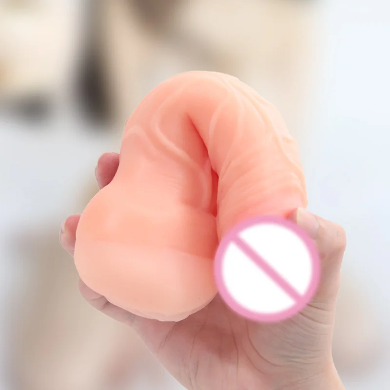 Reusable Penis Extender Dildo Condom Masturbation Airplane Cup 2 IN 1 Delay Ejaculation Penis Rings Enlargement Sex Toys For Men