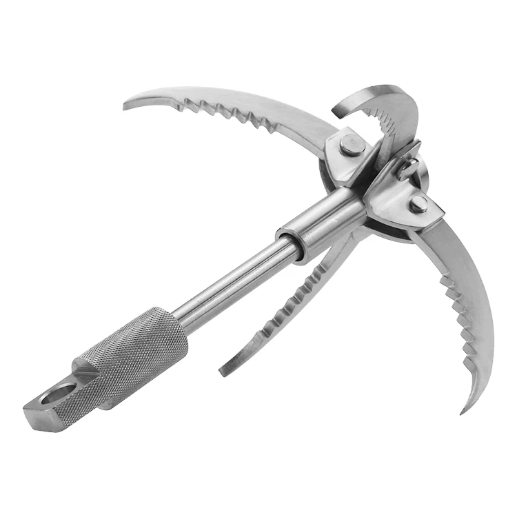 Equipement-d'escalade-en-plein-air-griffes-de-montagne-en-acier-inoxydable-a-quatre-griffes-nouveau-modele-grande-taille