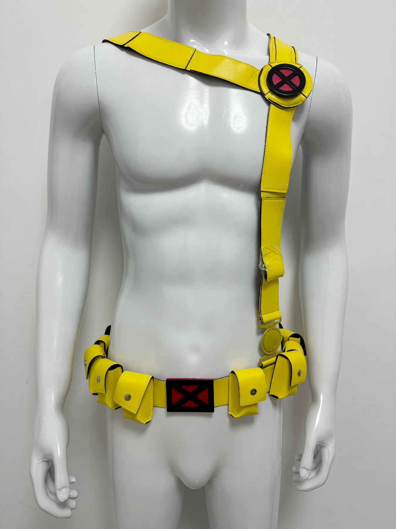 

Anime X Belt Cosplay Scott Summers Yellow Belts Costume Halloween Carnival Party Clothing