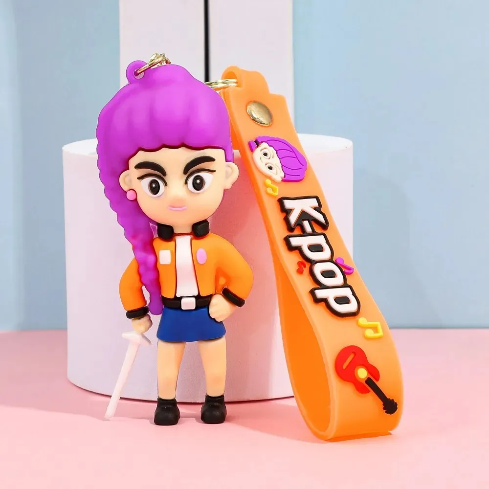 10 センチメートルアニメ Kpop デーモンハンターキーホルダーシリーズタイガーフィギュアデスクおもちゃ女の子バックパックペンダントハロウィンクリスマス子供ギフト