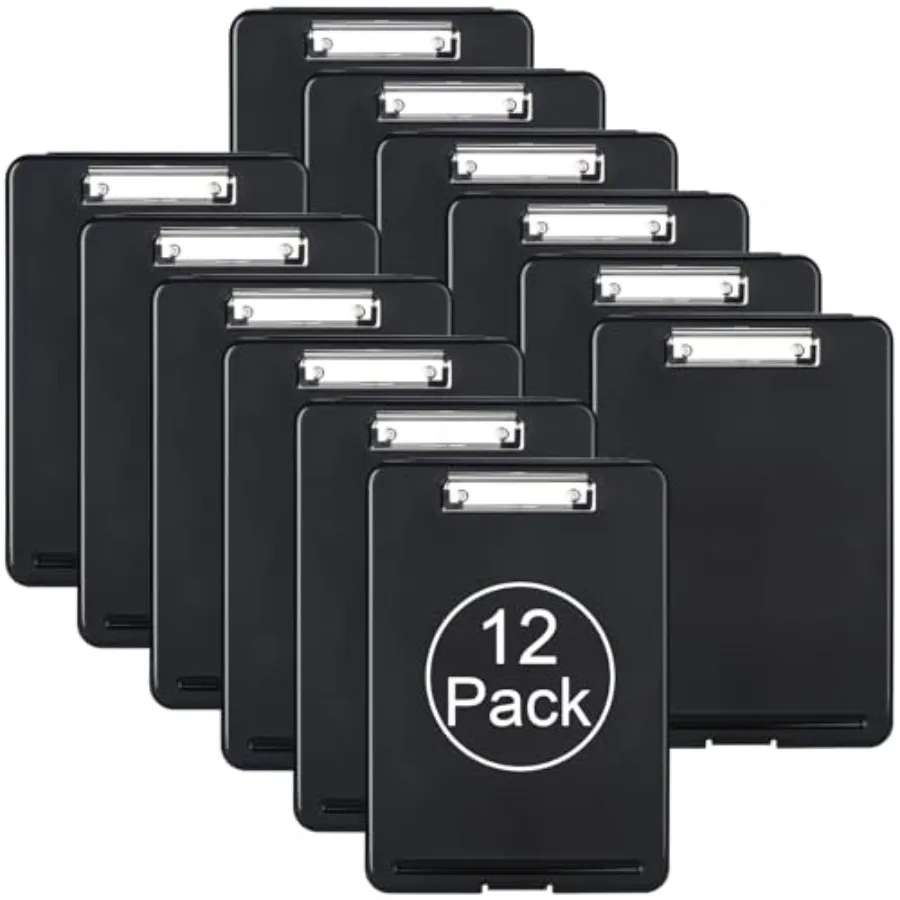 

Plastic A4 Form Storage Box Case Clipboard Case Bulk clipboard Set Suitable for School Utility Industrial Office Medical Person