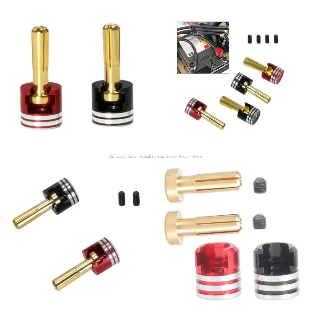 

Heat Dissipation 4mm Remote Control Car Battery Banana Plug Connectors Heatsink Banana Plugs