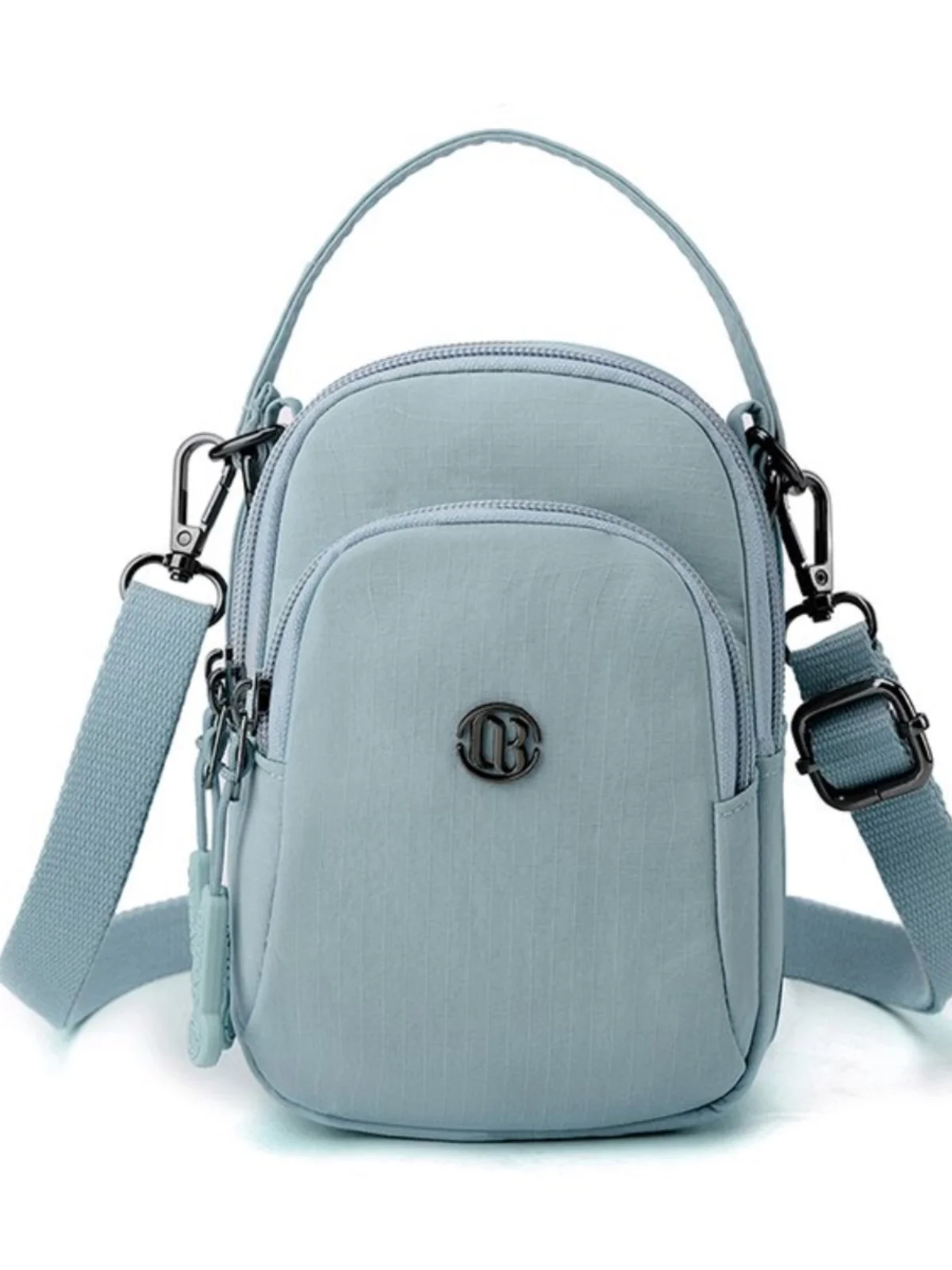 

Casual Nylon Single oulder Bag ex Waterproof Wear-Resistant Mobile Phone Pouch Neutral Color Cusizable Logo