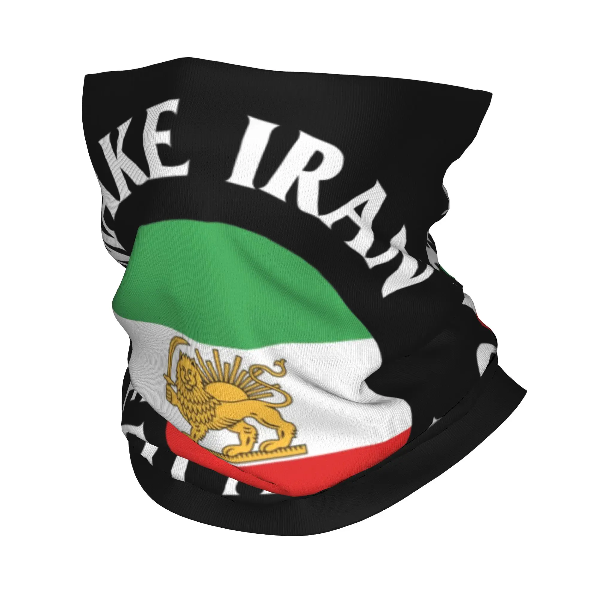 

Бандана-балаклава MIGA Make Iran Great Again с принтом иранского персидского льва, маска для лица, шарф, повязка на голову, для рыбалки, для взрослых