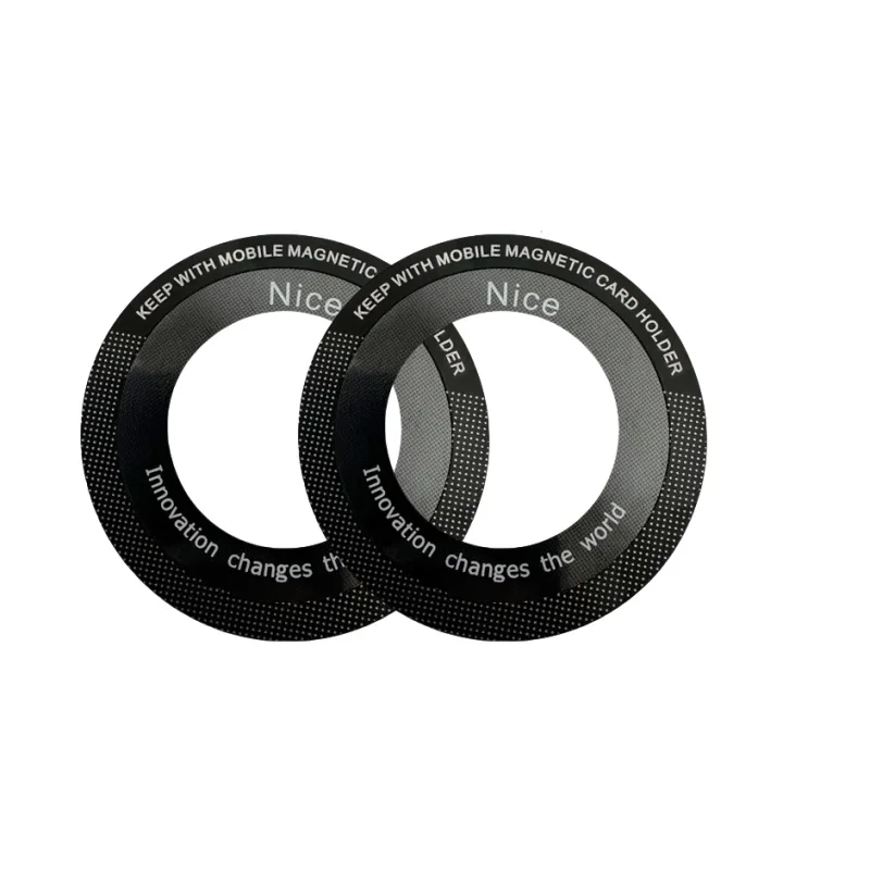 1/2/6 قطعة ل Magsafe حلقة معدنية مغناطيسية للهاتف ملصق معدني عالمي دعم لوحة شاحن لاسلكي ورقة حامل سيارة مغناطيسي