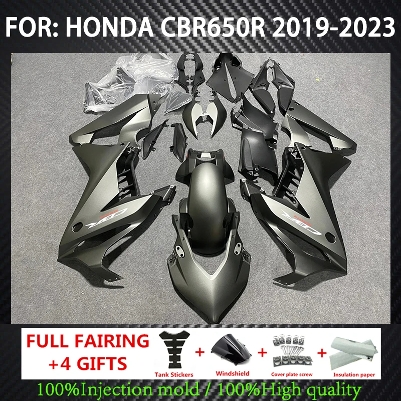 

Motorcycle Shell Fairings Kit For Honda CBR650R 2019 2020 2021 2022 2023 Bodywork Set ABS injection CBR650 650R gray