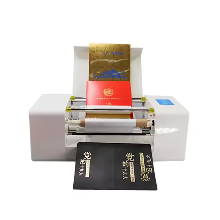 WD-362C A4 Electric Digital Semi-Automatic Logo Gold Foil Stamping New Paper Hot Heat Transfer Plate Type Heat Press Machine