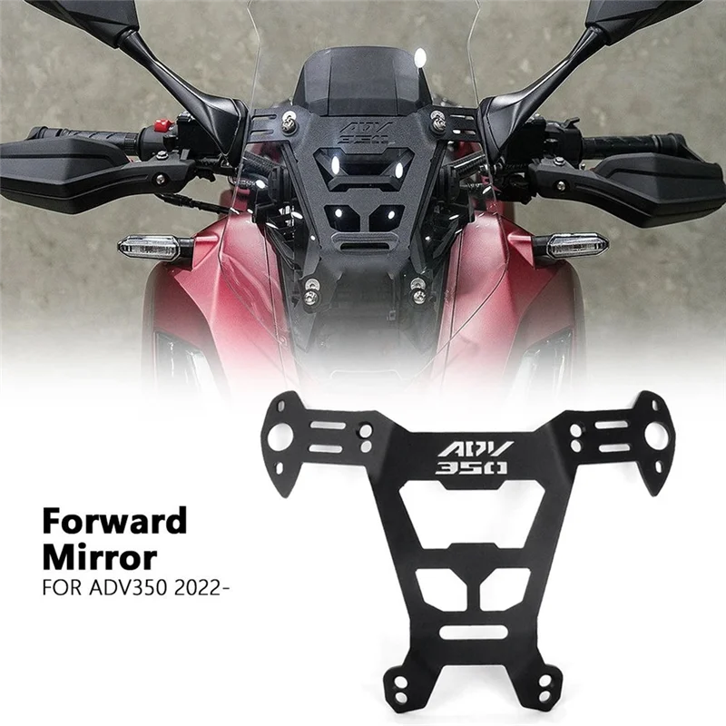 

A77Q-Motorcycle Side Mirror Adapter Fixed Holder Rearview Mirror Forward Bracket For HONDA ADV350 ADV 350 2022 2023 2024