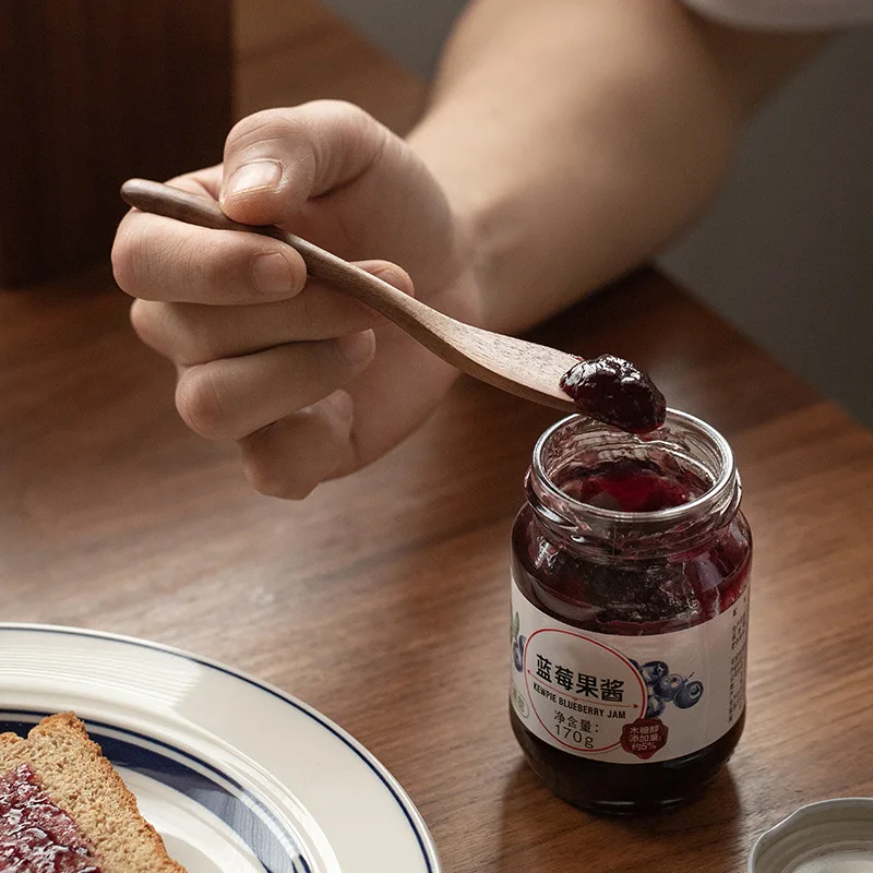 단단한 나무 잼 나이프, 버터 나이프, 천연 빵 케이크 나이프, 부드러운 나무 식기, 주방 액세서리, 최고 판매