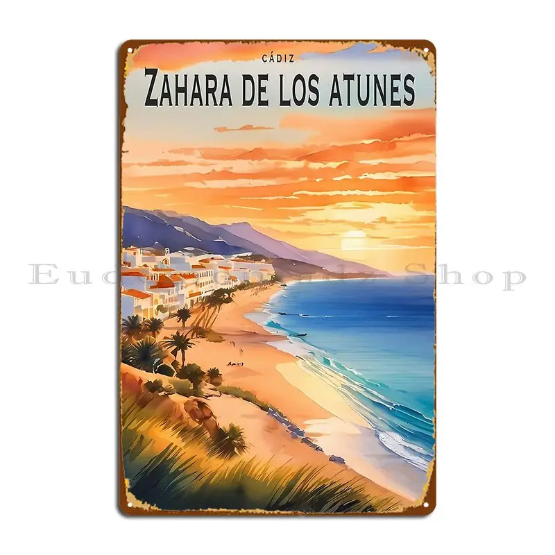 Zahara De Los Atunes Cadiz Spain Winds Of Adventure Experience Tarifa S Exciting Atmosphere Metal Signs Pub Designing Create